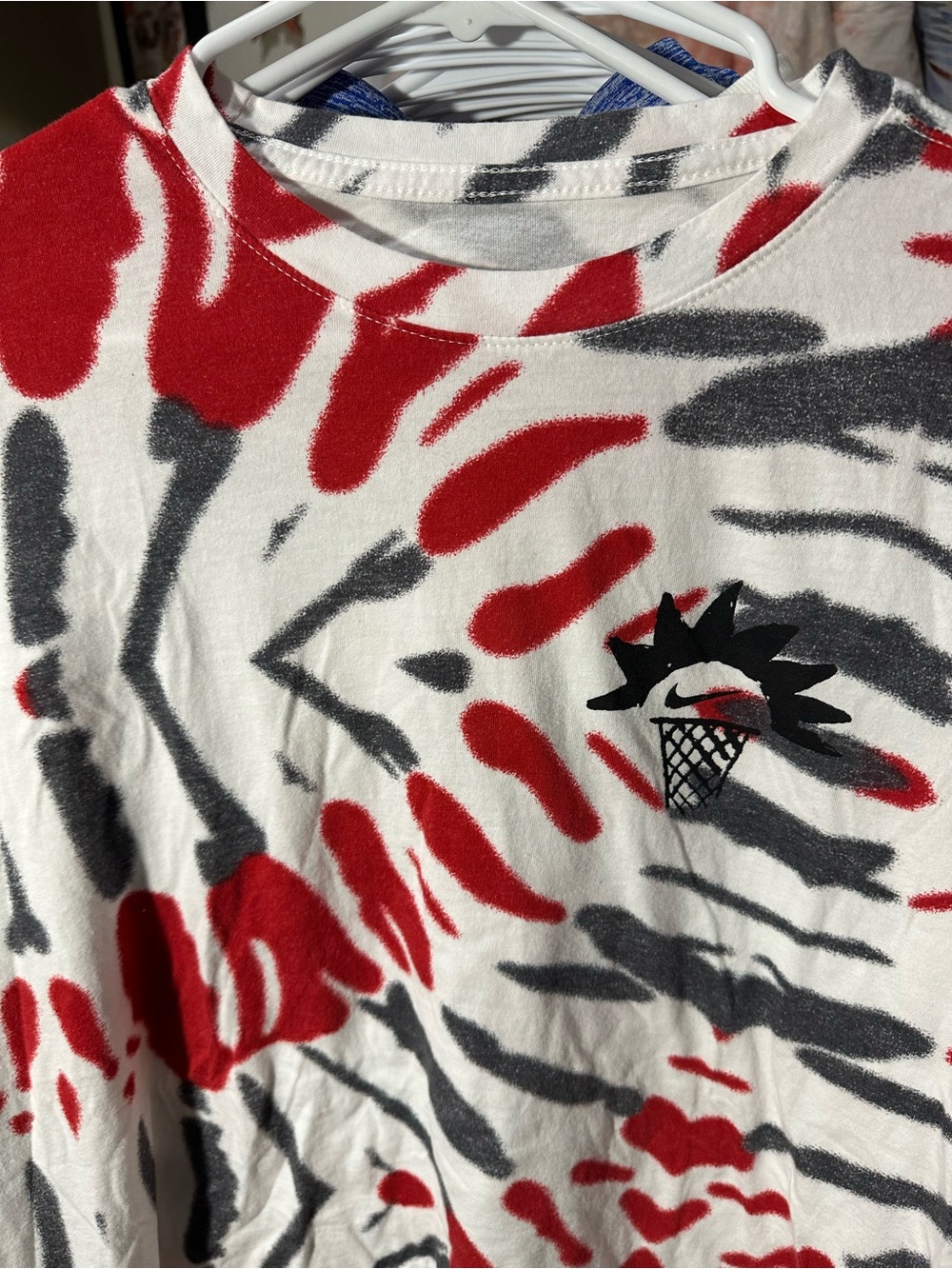 Nike Block Party Graphic Tie-Dye T-Shirt - Picture 3 of 9